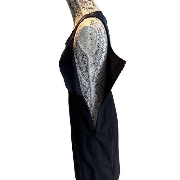 Banana Republic Size 4 Pencil Dress Length 36” silk &Wool- Poly Spandex ZIP - Picture 12 of 16